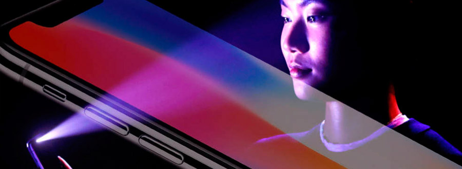 El reconocimiento facial del iPhone X y la seguridad biométrica.